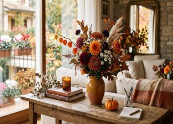 I fiori d’autunno per la tua casa: colore, calore e stile prima del freddo